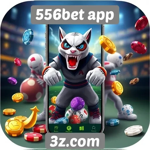 Variedade de jogos disponíveis no 556bet app